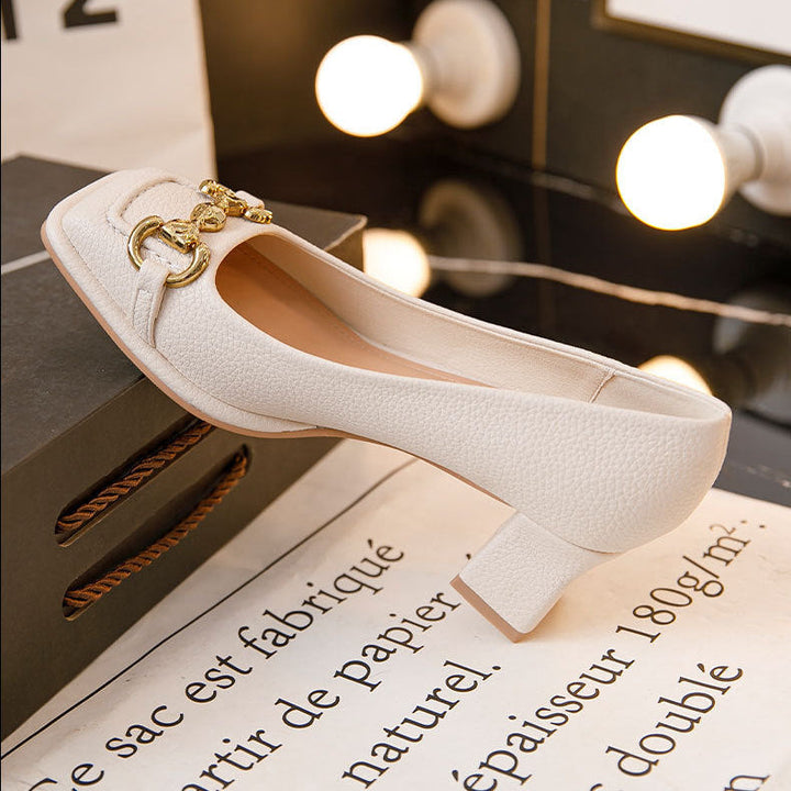 Veralise Leather Heel Sandals