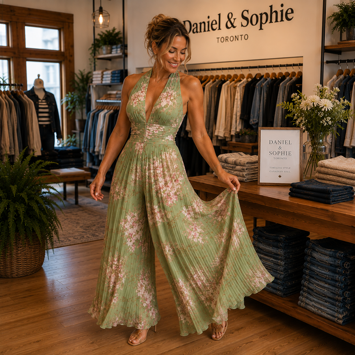 Sophie™ Elegant Floral Jumpsuit