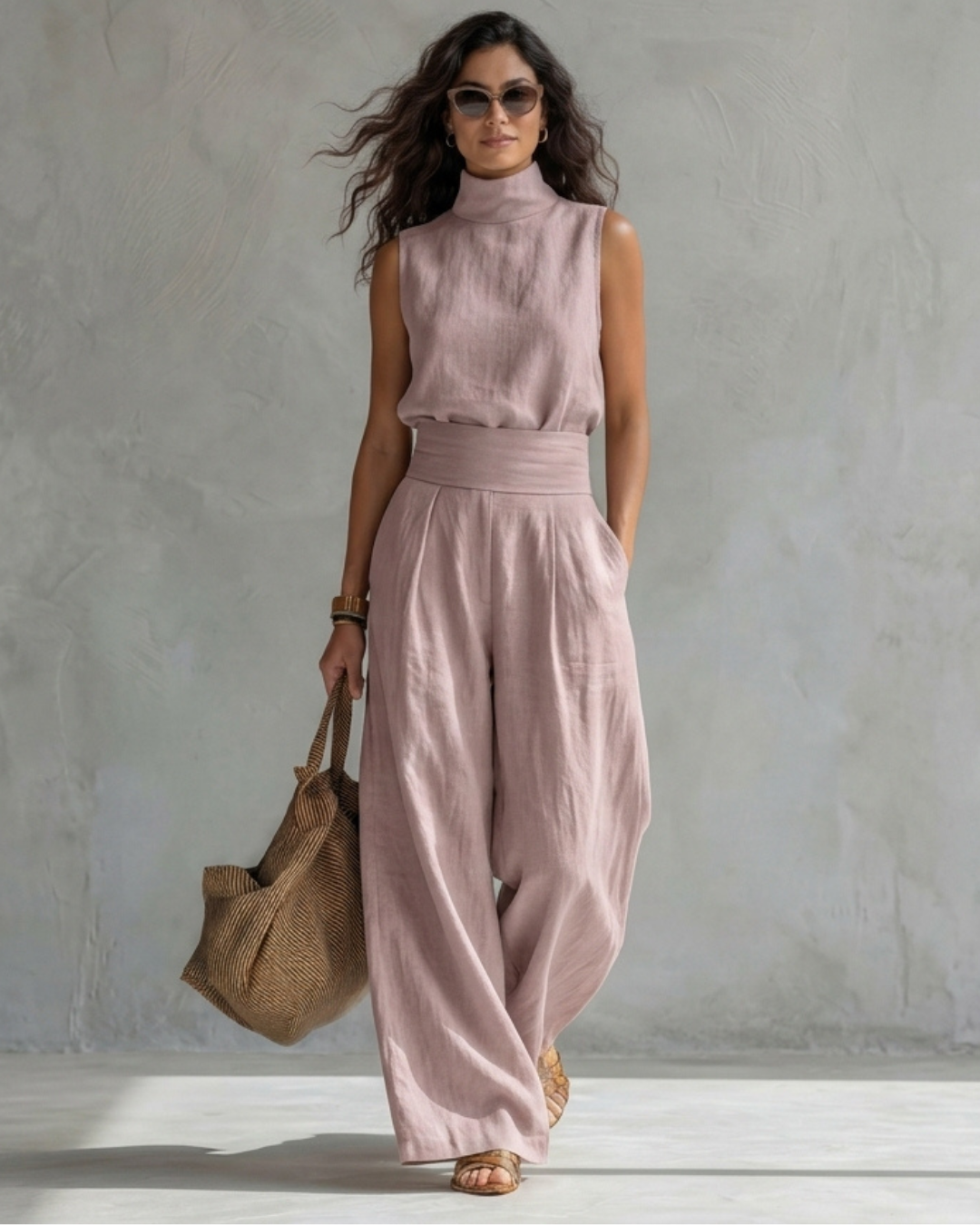 Sophie | Elegant Wide Leg Pants and Top Set