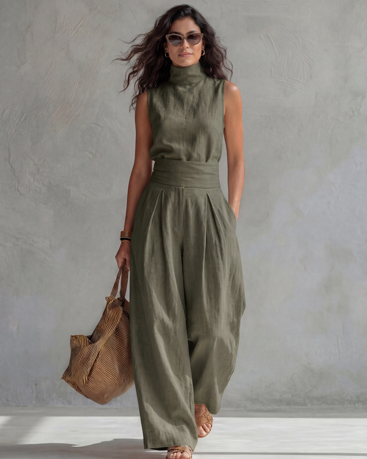 Sophie | Elegant Wide Leg Pants and Top Set