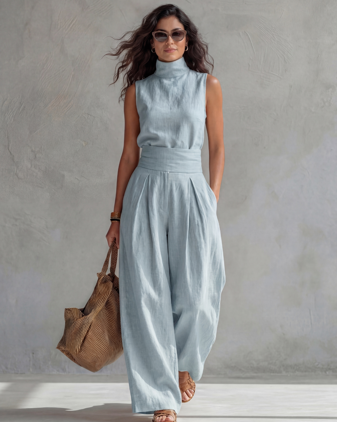 Sophie | Elegant Wide Leg Pants and Top Set