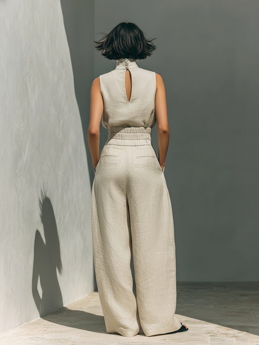 Sophie | Elegant Wide Leg Pants and Top Set