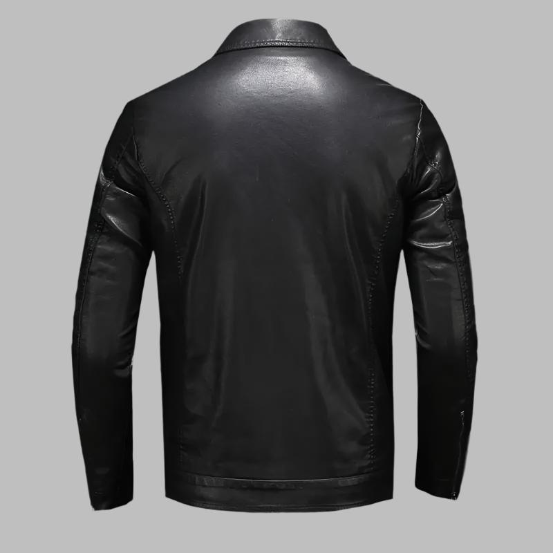 Leonard | Classic Leather Shirt Jacket